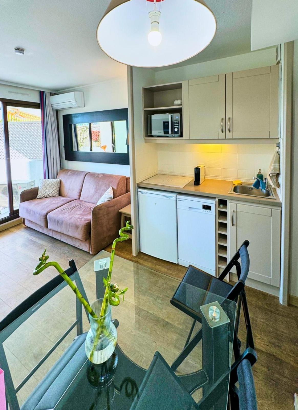 Appartement Bord De Mer Residence L'Ange Gardien 滨海自由城 外观 照片